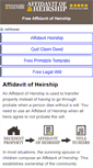 Mobile Screenshot of heirship.com